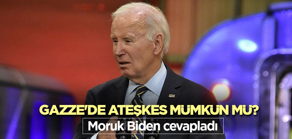 Gazze'de ateşkes mümkün mü? Moruk Biden cevapladı