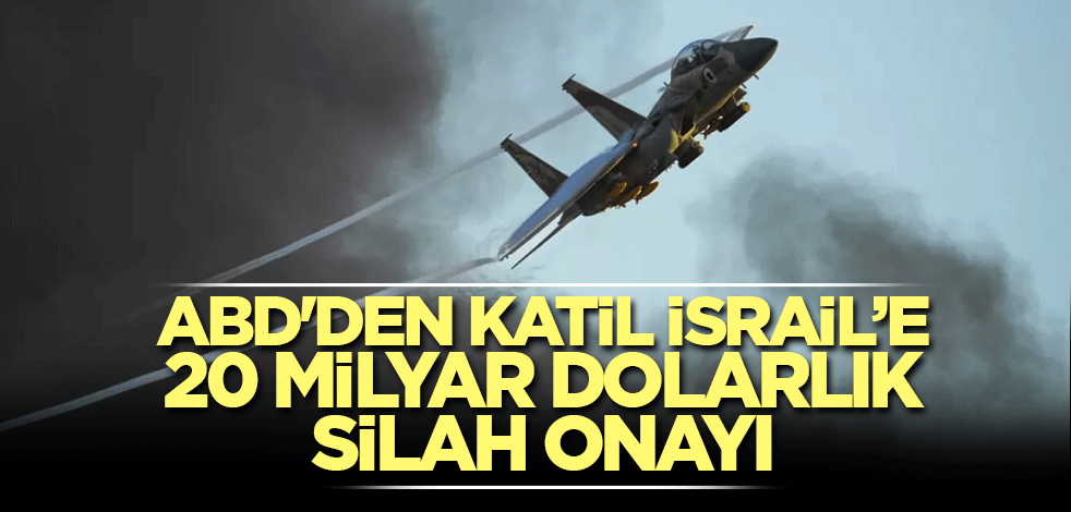 'Gazze'de barış' palavrası! ABD'den katil İsrail’e 20 milyar dolarlık silah onayı