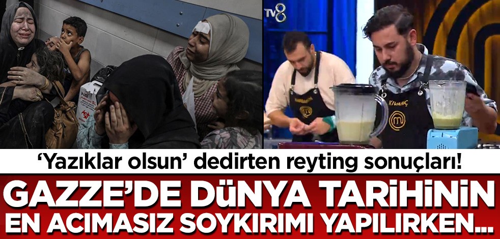 Gazze'de kardeşlerimiz katledilirken bakın Türkiye neyle meşgul oldu!