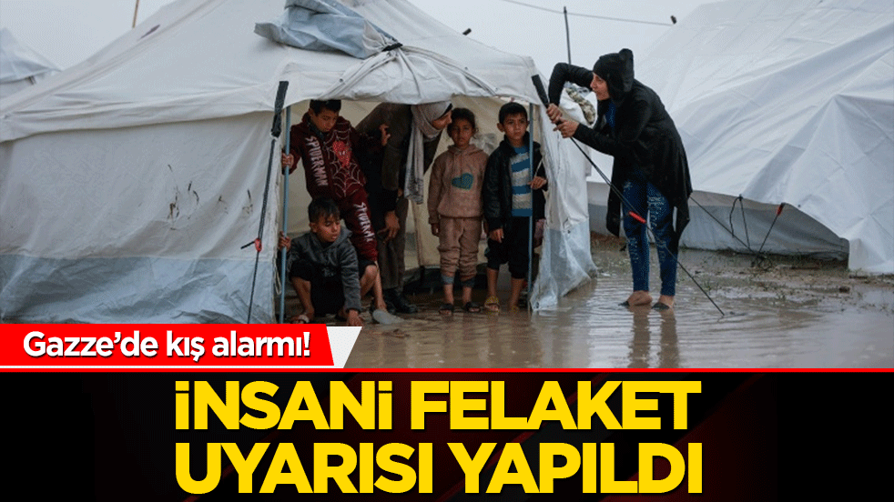 Gazze’de kış alarmı! İnsani felaket uyarısı yapıldı