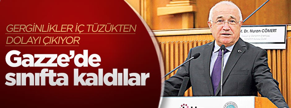 Gazze’de sınıfta kaldılar