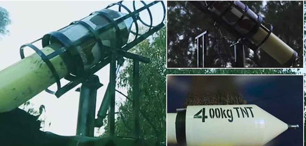 Gazze'deki Seraya el Kudüs grubu 'Kasım Süleymani' roketini tanıttı