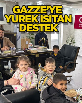 Gazze’ye yürek ısıtan destek