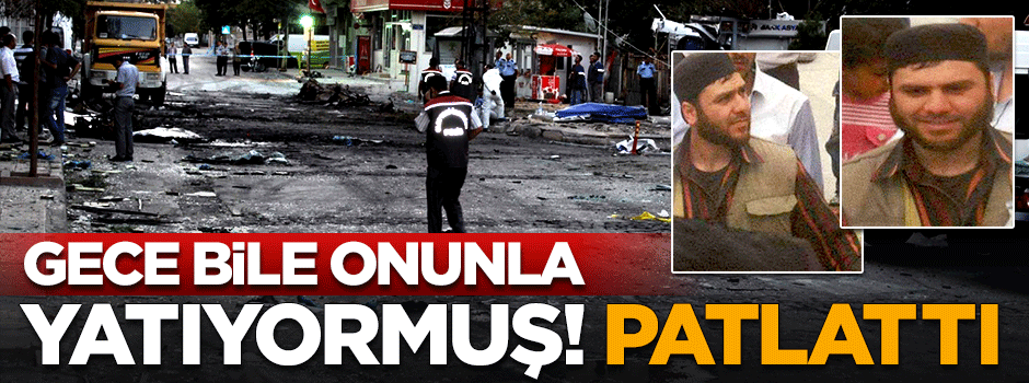 Gece bile canlı bomba yeleğiyle yatıyormuş!