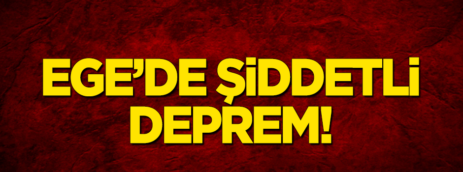 Gece vakti 6.3 büyüklüğünde deprem!