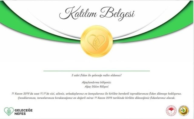 Geleceğe Nefes Fidan Kampanyası nedir?