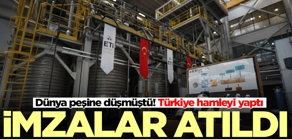 Geleceğin beyaz altını için Türkiye harekete geçti! İmzalar resmen atıldı