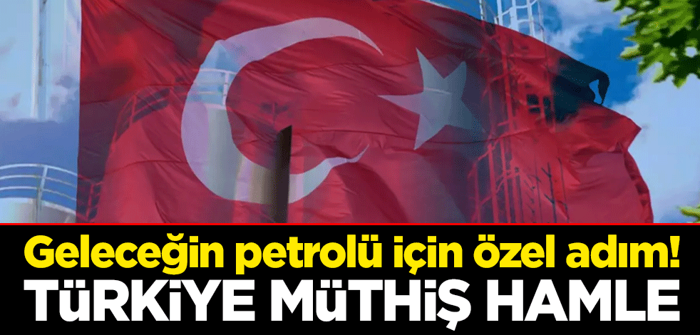 Geleceğin petrolü için özel adım! Türkiye inşa edecek