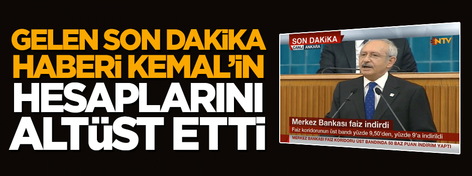 Gelen son dakika haberi Kılıçdaroğlu'nun hesaplarını bozdu