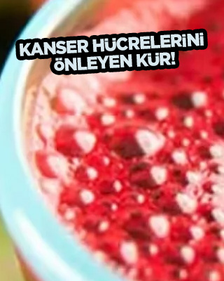 Gelişmekte olan kanser hücrelerini önleyen kür! İşte bu ev yapımı en iyi içecek