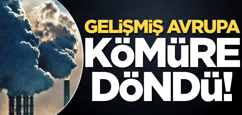 Gelişmiş Avrupa kömüre döndü!