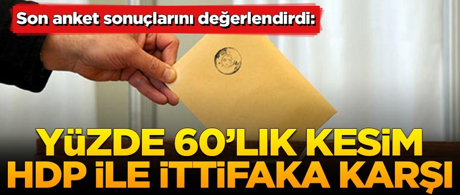 GENAR Başkanı İhsan Aktaş son anket sonuçlarını değerlendirdi