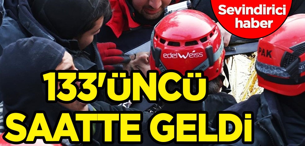 Genç kız 133'üncü saatte enkazdan kurtarıldı! Kahramanmaraş'ta, deprem bölgesinde müthiş sevindirici olay!