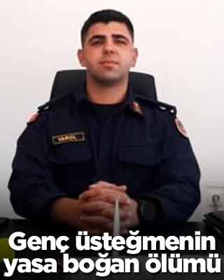 Genç üsteğmenin vefatı yasa boğdu