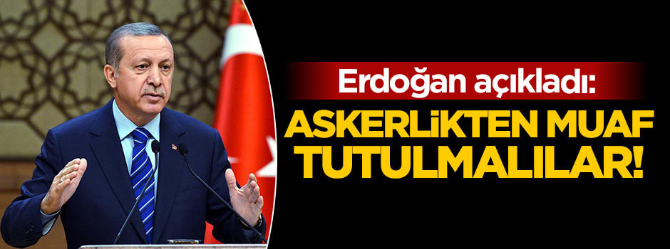 Genç vekiller askerlikten muaf tutulmalı