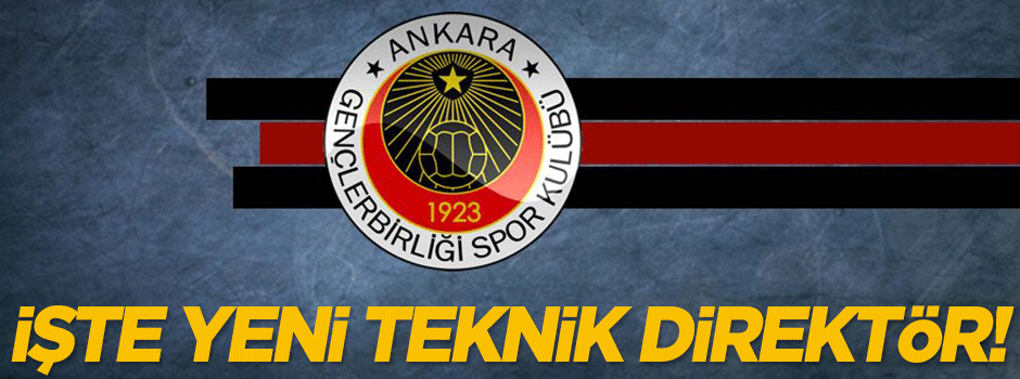 Gençlerbirliği yeni teknik direktörünü duyurdu