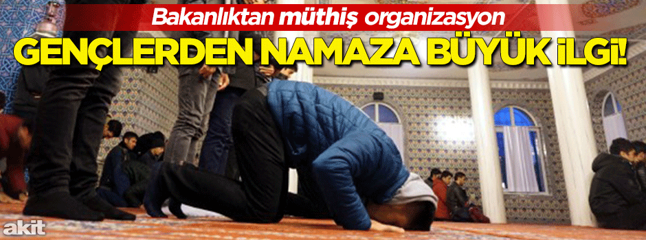 Gençlerin cami aşkı