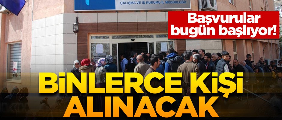 Gençlik ve Spor Bakanlığı binlerce işçi alacak! İşte şartlar