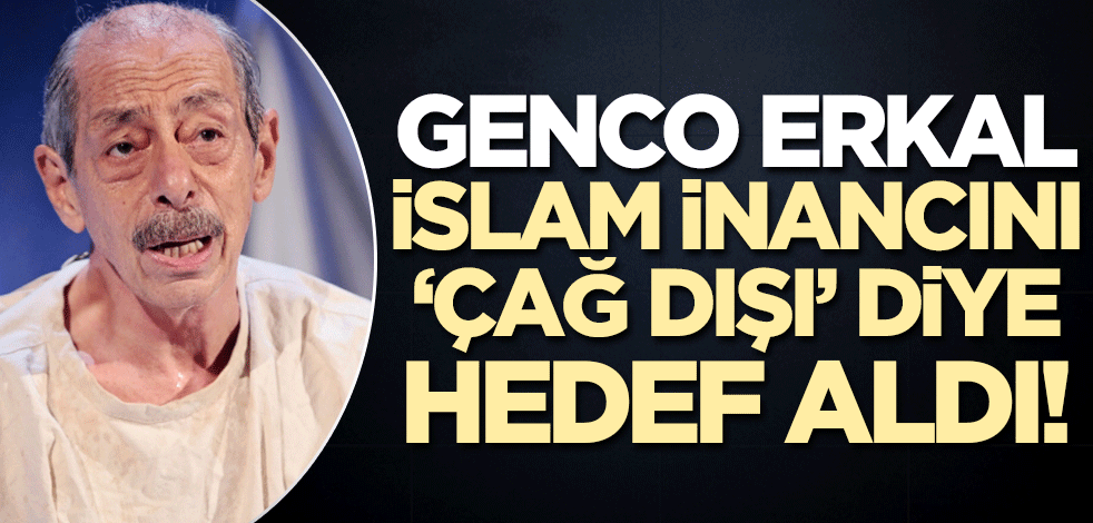 Genco Erkal'dan inananlara "çağ dışılık" ithamı! Kendi gibi bölenleri görmeyip "bölünmüşlükten" şikayet etti