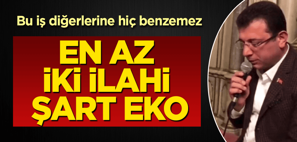 Genel seçim yerele benzemez! En az iki ilahi şart Ekrem