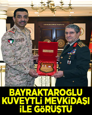 Genelkurmay Başkanı Bayraktaroğlu, Kuveytli mevkidaşı ile görüştü