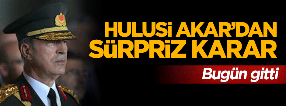 Genelkurmay Başkanı Hulusi Akar Belçika’ya gitti