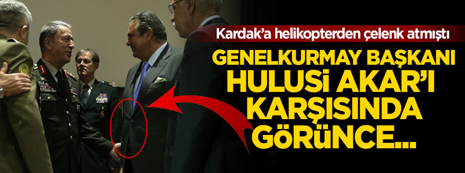 Genelkurmay Başkanı Orgeneral Hulusi Akar Atina'da