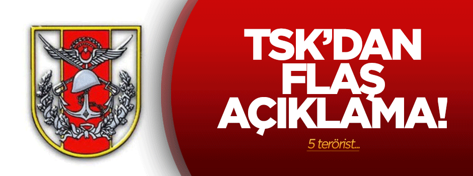 Genelkurmay Başkanlığı'ndan flaş Ağrı açıklaması!