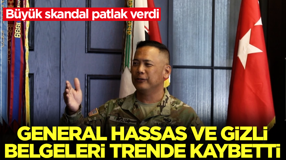 General hassas ve gizli belgeleri trende kaybetti! Büyük skandal patlak verdi