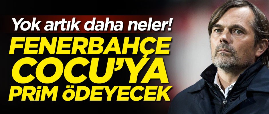 Gerçek ortaya çıktı! Fenerbahçe Cocu'ya prim ödeyecek