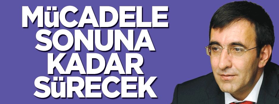 'Gerekli mücadele sonuna kadar sürdürülecek'