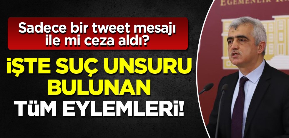 Gergerlioğlu sadece bir tweet mesajı ile mi suçlu bulundu? İşte bir dizi suç unsuru bulunan eylemleri!