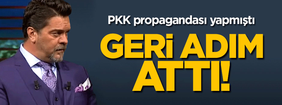 Geri adım attı: Terör mağduruymuş!