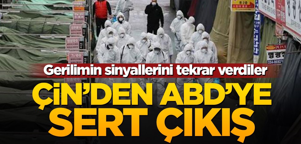 Gerilimin sinyallerini tekrar verdiler! Çin’den ABD’ye sert çıkış