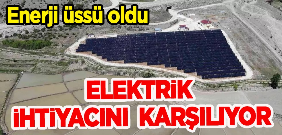 GES projesinde atıl arazisi enerji üssü oldu! Güneş paneli tarlası: 6 bin hanenin elektrik ihtiyacını karşılıyor