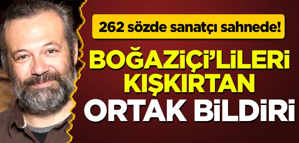 Gezi destekçisi 262 tiyatrocudan ortak bildiri: Sözde sanatçılardan Boğaziçilileri kışkırtma çabası!