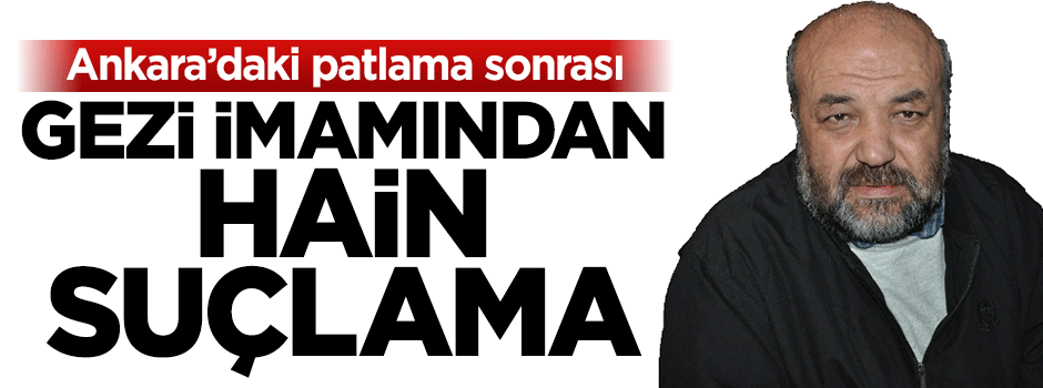 Gezi imamı İhsan Eliaçık'tan skandal suçlama