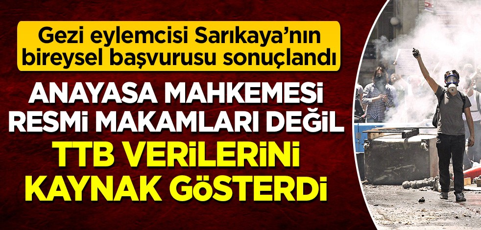 Anayasa Mahkemesi'nin kılavuzu TTB mi?