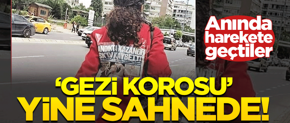 'Gezi korosu' yine sahneye çıkarıldı!