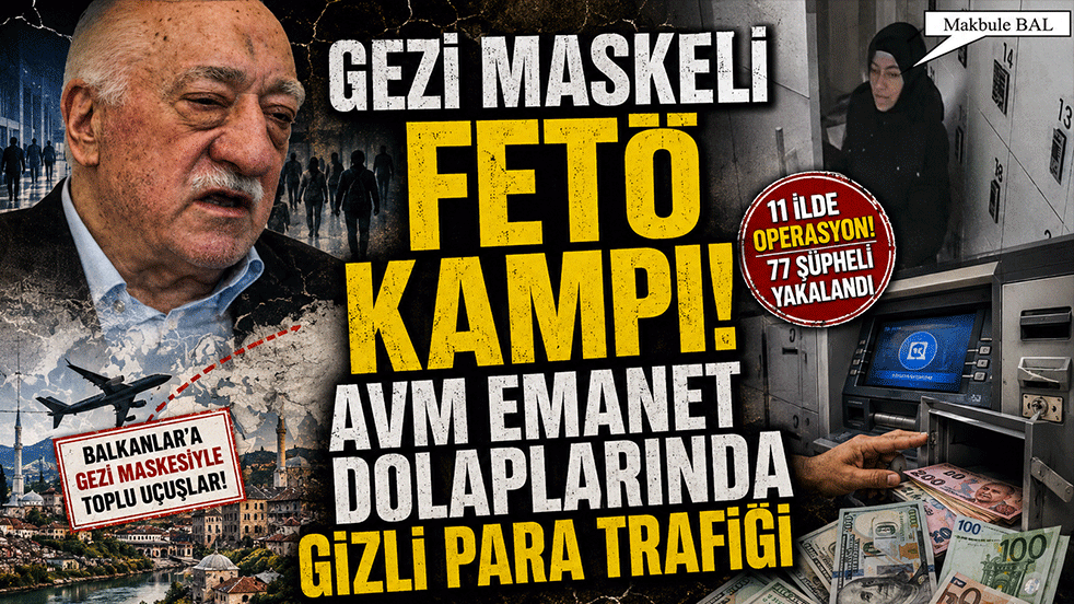 Gezi maskeli FETÖ kampı! AVM emanet dolaplarında gizli para trafiği
