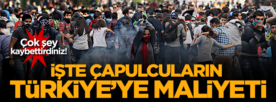 Gezi olaylarının Türkiye'ye maliyeti ortaya çıktı