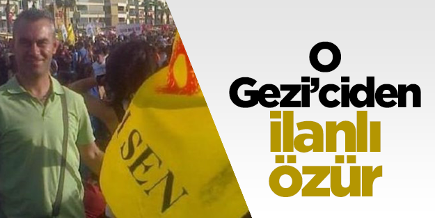 Gezici'den ilanlı özür