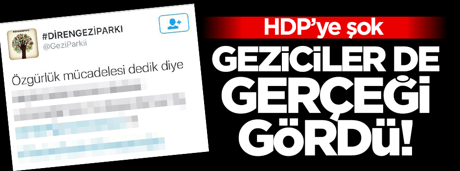 Geziciler'den HDP'ye terör şoku!