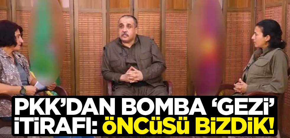 'Gezi'de mesele ağaçtı' safsatasına inananları ilgilendiren haber! PKK'dan bomba 'Gezi' itirafı