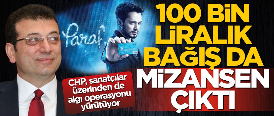 Boz’un 100 bin liralık bağışı mizansen çıktı
