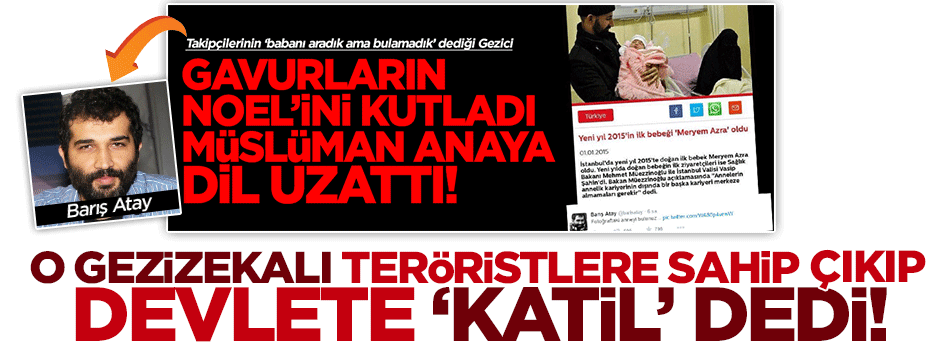 Barış Atay'dan tepki çeken tweet!