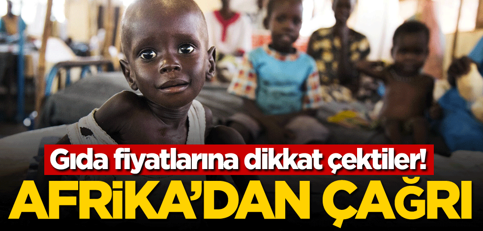 Gıda fiyatlarına dikkat çektiler! Afrika'dan çağrı