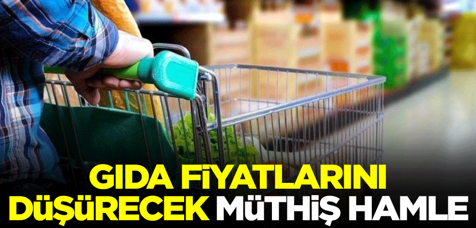 Gıda fiyatlarını düşürecek müthiş hamle