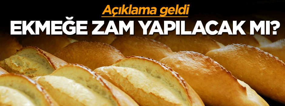 Gıda, Tarım ve Hayvancılık Bakanı Faruk Çelik'ten ekmeğe zam açıklaması