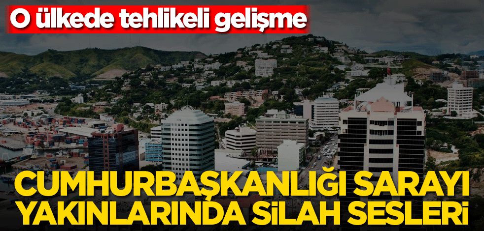Gine’de Cumhurbaşkanlığı Sarayı yakınında silah sesleri